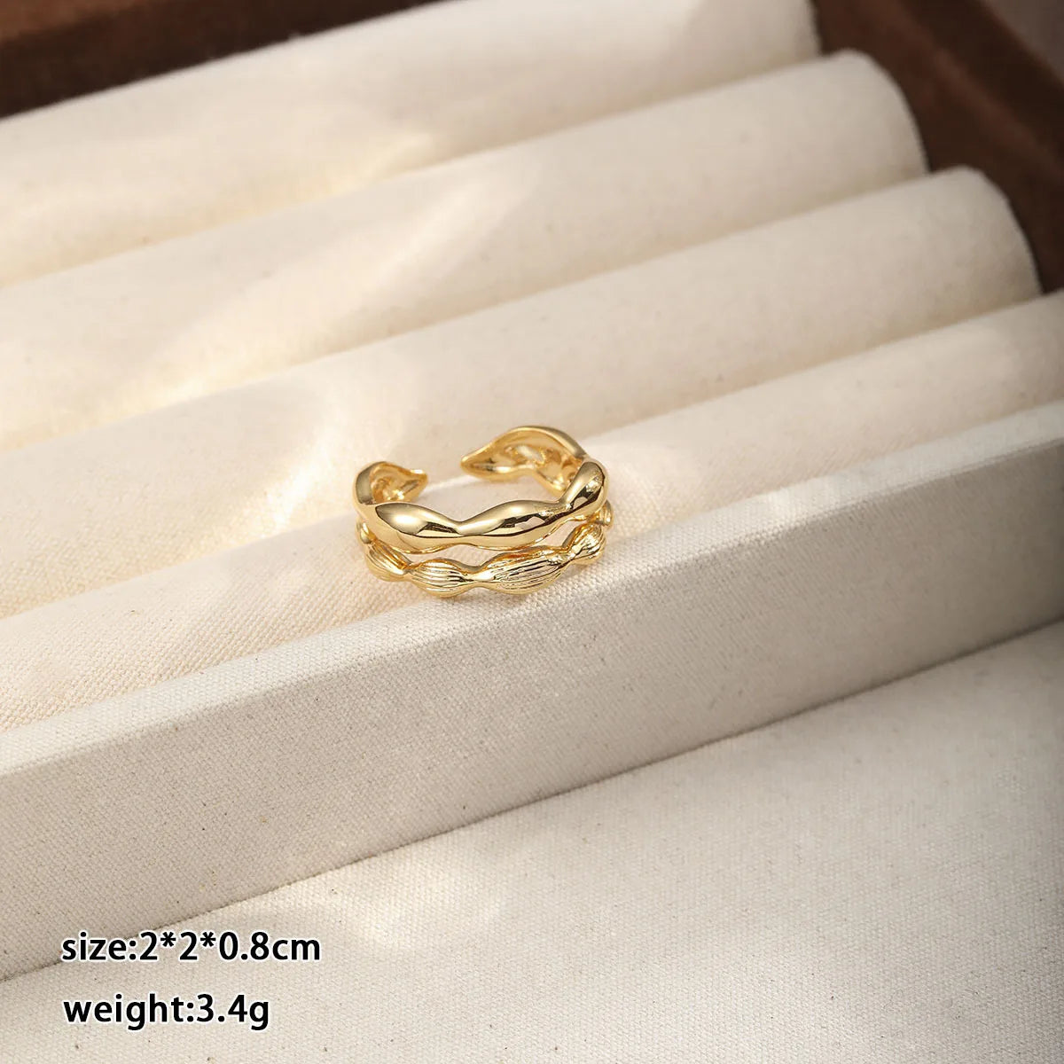 Fashion Copper Cuff Rings for Girls Simple Minimalistic Trendy Classic Jewelry for Women Ladies China Manufacturer Wholesale