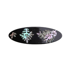 Brand New Fashion Solid Color Flower Hair Clips for Women Glitter Trendy Chic Alligator Haarspange for Women Hair Accessories