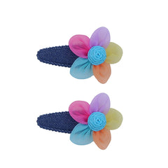 Cute Sweet Mini Flower Colorful Chic Hair Clips for Baby Girls Fashion Kawaii Snap Clips for Kids Children Hair Accessories