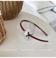 Minimalistic Heart Shaped Cute Sweet Head Bands for Baby Girls Chic Classic Hair Bands for Kids Hair Accessories in Stock