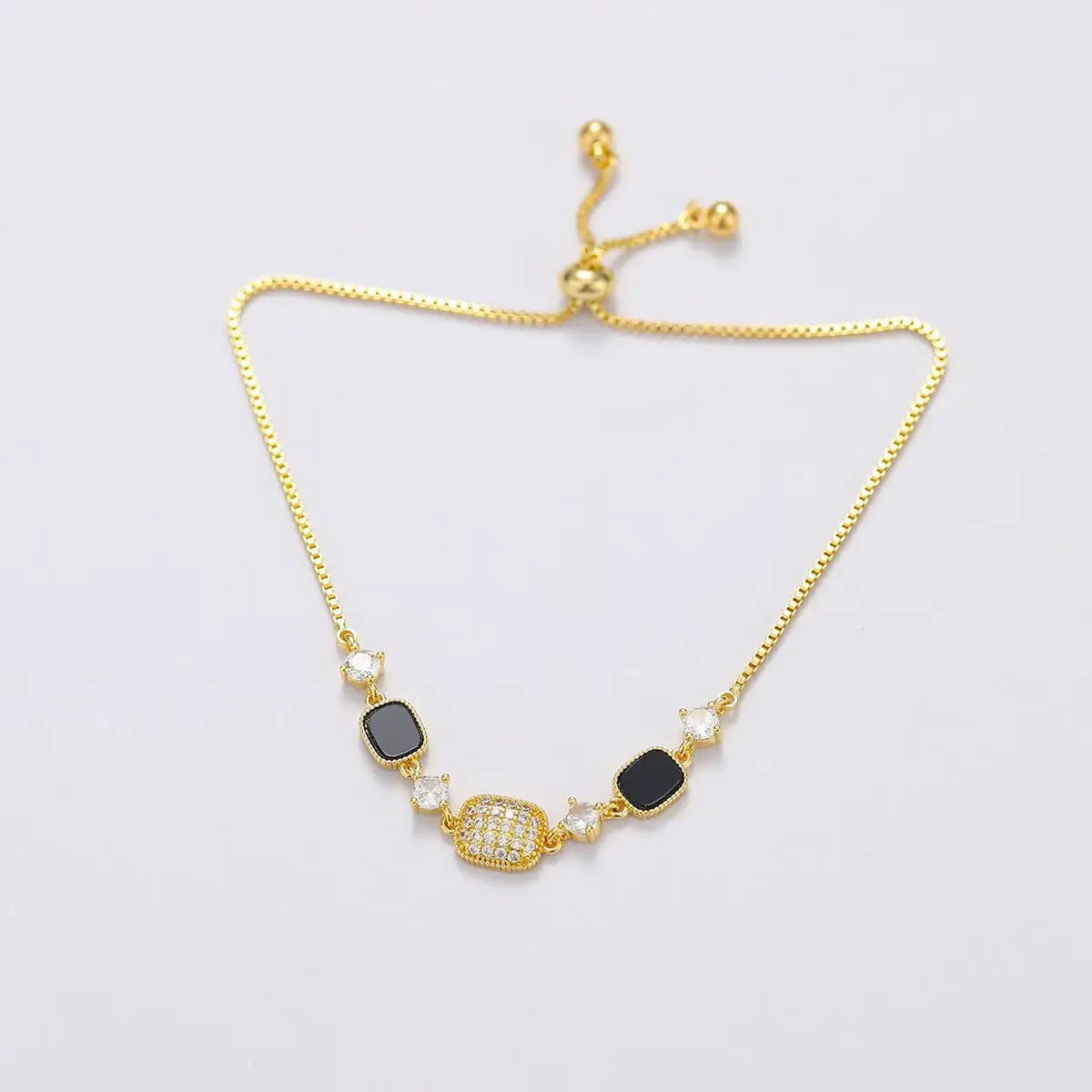 Female Yellow Slim Chain Simple Necklace Fashion Trendy Glitter Sparking Lightweight Customized Bulk Order Jewelry Accessories