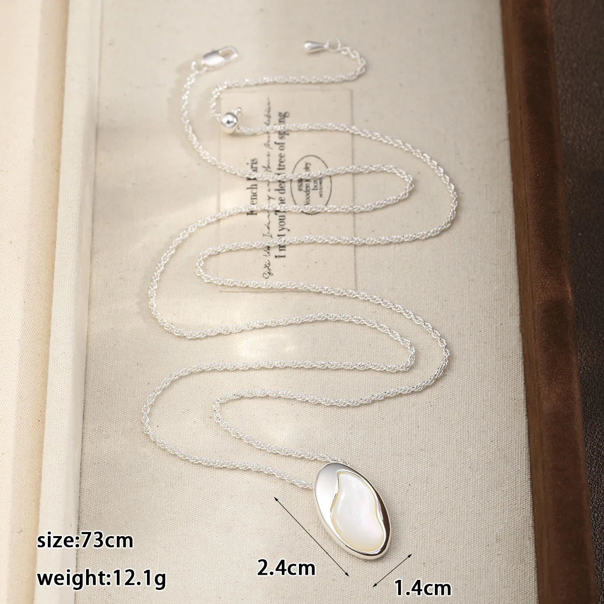 Fashion Copper 18K Gold Plated White K Shell Pendent Necklaces for Girls Simple Jewelry for Women Ladies Wholesale Bulk Sweet