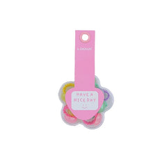 Sweet Cute Kids Hair Ties Candy Color Star Heart Beads Solid Color Small Scrunchies Accessories for Children Wholesale Stock