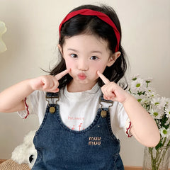 Simple Minimalistic Solid Color Head Band for Baby Girls Fashion Chic Hair Band for Kids Children Hair Accessories in Stock