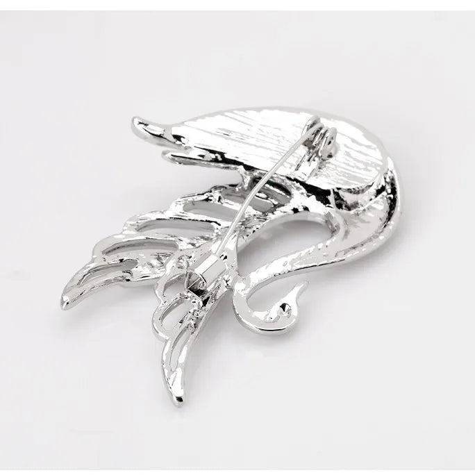 Fashion Swan Refined Elegant Luxury Brooches for Girls Sweet Trendy Dainty Pins Jewelry for Women Ladies Accessories Wholesale