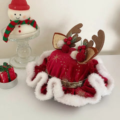 2025 Christmas Classic Deer Hair Clips for Baby Girls New Year Alligators for Kids Children Hair Accessories Chinese Supplier