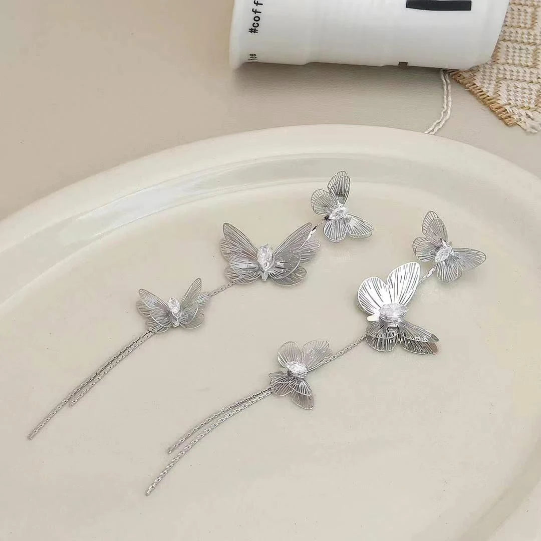 Refined Fashion Flowers Floral Trendy Drop Earrings for Girls Sweet Elegant Jewelry for Women Lady Accessories Chinese Supplier
