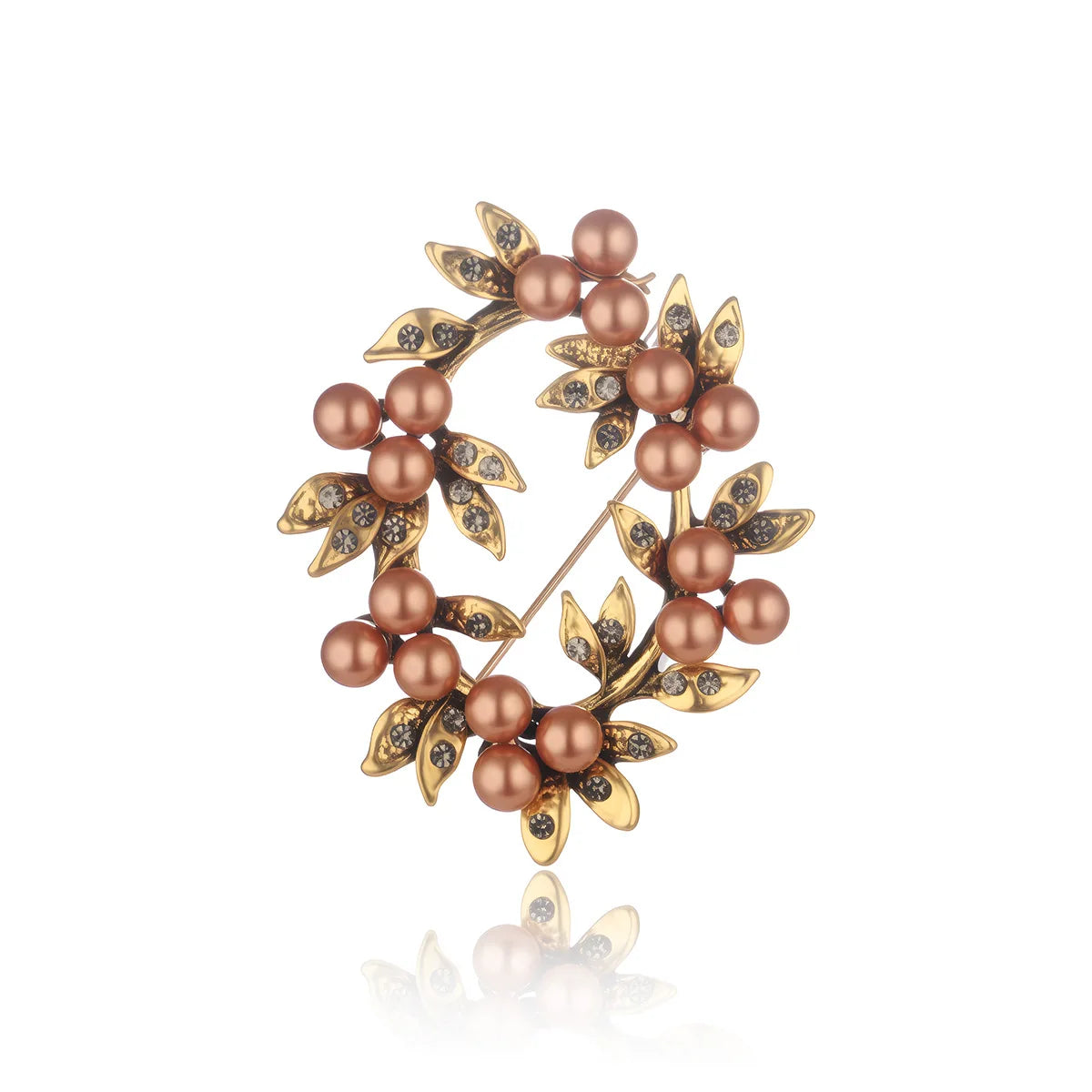Fashion Elegant Imitation Pearl Graceful Brooches for Girls Stylish Classic Pins Jewelry for Women Ladies Accessories Hot Sale