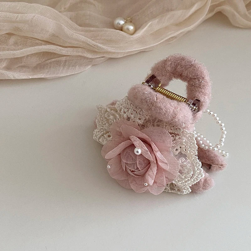 Fashion Sweet Bowknot Elegant Cute Hair Claw Clips for Girls Princess Style Claws for Women Ladies Hair Accessories in Stock