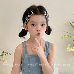 Minimalistic Cute Bowknot Hair Clips for Baby Girls Chic Alligator Kids Hair Accessories 5cm Size Sweet Fashion Accessory