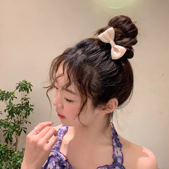 Chic Lustrous Solid Color Hair Clips for Girls Sweet Cute Fashion Trendy Stylish Alligator for Women Ladies Hair Accessories