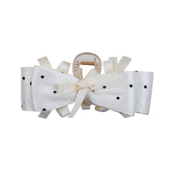 Classic Bowknor Polka Dot Hair Claw Clips for Girls Ribbon Fashion Chic Cute Hair Clutches for Women Ladies Hair Accessories