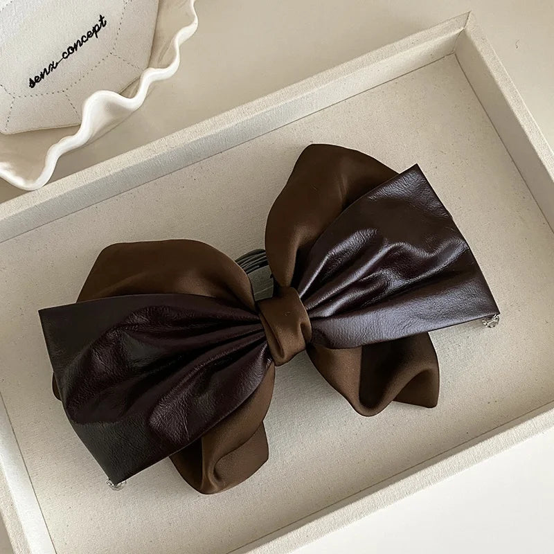 Fashion Elegant French Style Bowknot Hair Claw Clips for Girls Graceful Stylish Hair Accessories in Stock Chinese Supplier