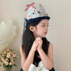 Fashion Luxurious Glitter Sparkle Head Band for Baby Girls Birthday Bowknot Sweet Hair Band for Kids Children Hair Accessories