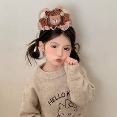 Fashion Animals Bear Polka Dot Hair Clips for Baby Girls Sweet Hat Alligators for Kids Children Hair Accessories in Stock Chic
