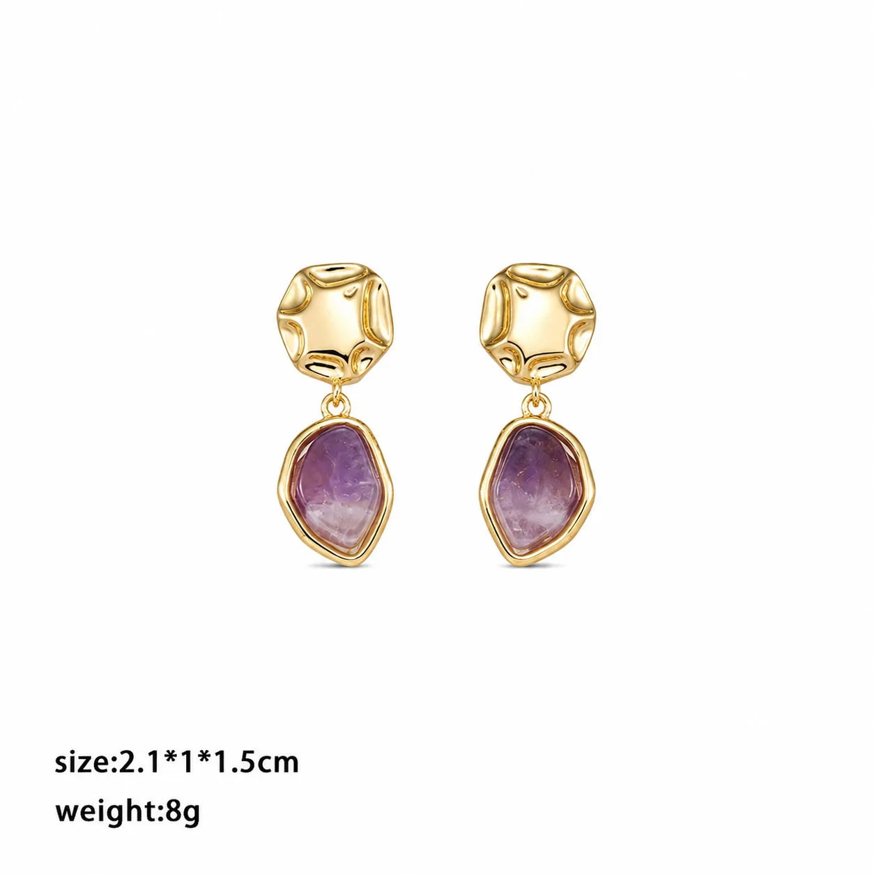 Fashion Copper Crystal Sweet Vintage Drop Earrings for Girls Sweet Jewelry for Women Ladies Wholesale China Manufacturer Bulk
