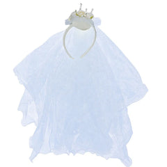 Luxurious Crown Tulle Headband for Girls Fashion Glitter Hair Accessory in Sweet Princess Style Baby Kids Hair Band