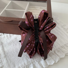 Ladies Female New Design Red Simple Banana Clips Graceful Chic Fashion Wholes in Stock Hairpins Accessories for Daily Holiday