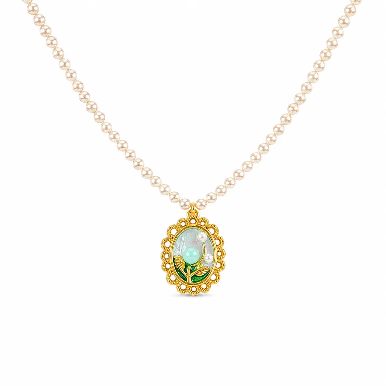 Female 0.2cm Faceted Natural Stone Chain Necklace S925 Silver 18k Gold-plated Earring Drip Glaze Hand-Painted Daily Jewelry Sets