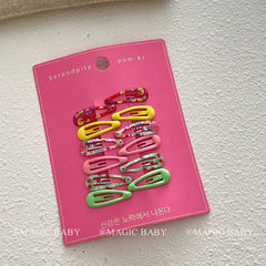 Minimalistic Simple Fashion Hair Clips for Baby Girls Cute Stylish Snap Hair Accessories for Kids for Parties