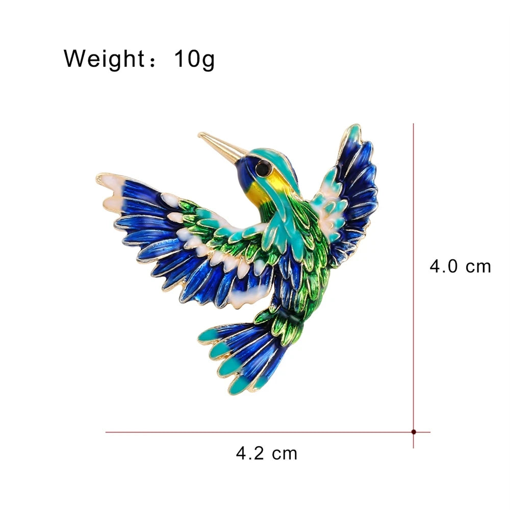 Fashion Trendy Glamorous Dainty Animals Bird Brooches for Girls Stylish Pins Jewelry for Women Ladies Accessories Wholesale