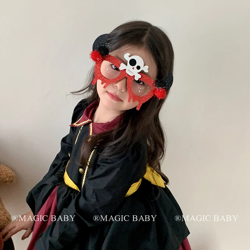 Halloween Headband for Kids Skull Spider Demon Spooky Hairband Children Costume Party Hair Accessories Trick or Treat Gift