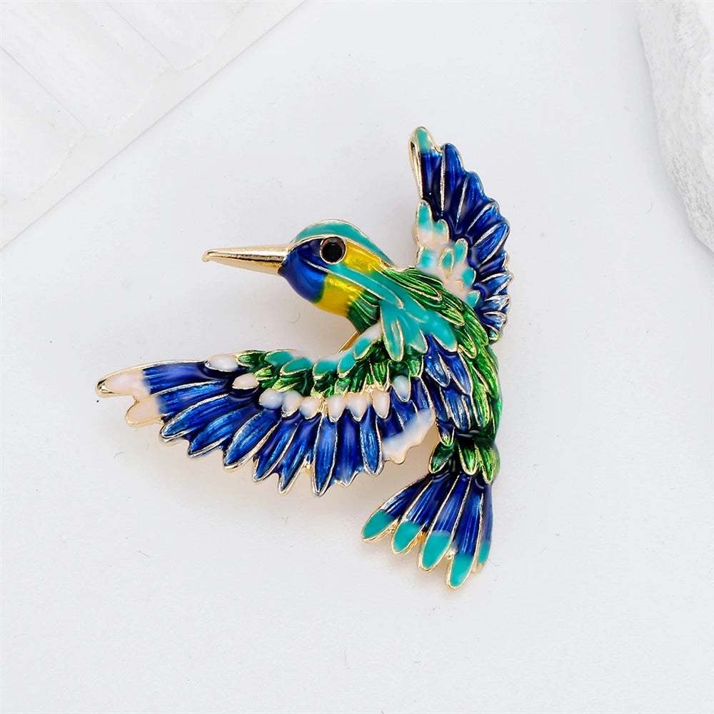 Fashion Trendy Glamorous Dainty Animals Bird Brooches for Girls Stylish Pins Jewelry for Women Ladies Accessories Wholesale