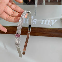 Fashion Sweet Glitter Sparkle Head Bands for Girls Princess Style Minimalistic Chic Hair Bands for Women Ladies Hair Accessories