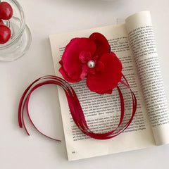 Brand New Fashion Flower Hair Clips for Girls Ribbon Trendy Stylish Haarspange for Women Ladies Femme Stunning Hair Accessories