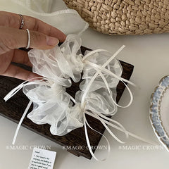 2025 Hot Sale Fashionable Elegant Hair Ties for Girls Creative Design Ribbon Hair Accessories Princess-style Women's Scrunchies