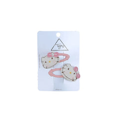 Cute Kitty Cat Cartoon Hair Clips for Baby Girls Sweet Princess Kawaii Snap Clips for Kids Children Hair Accessories in Stock