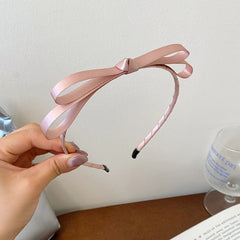 Classic Solid Color Bowknot Head Band for Baby Girls Cute Sweet Fashion Hair Band for Kids Children Hair Accessories in Stock