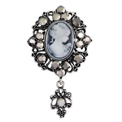 Fashion Vintage Retro Glitter Sparking Brooches for Girls Sweet French Style Pins Jewelry for Women Ladies Accessories Wholesale