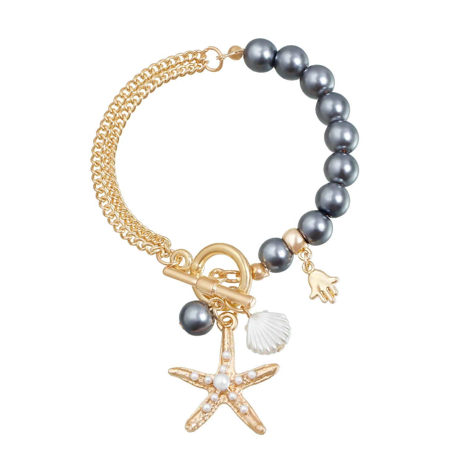 Fashion Sea Star Boho Beads Necklaces for Girls Sweet Cute Elegant Bracelets Jewellry for Women Ladies Accessories Wholesale