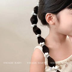Girls Silver Heart Small Hair Ties Mini Alligator Clips Fashion Chic Simple in Stock Hair Accessories for Children Daily Causal