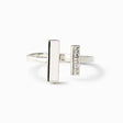 The opening is adjustable. / Silver