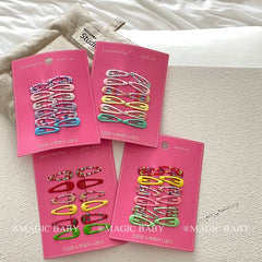 Minimalistic Simple Fashion Hair Clips for Baby Girls Cute Stylish Snap Hair Accessories for Kids for Parties