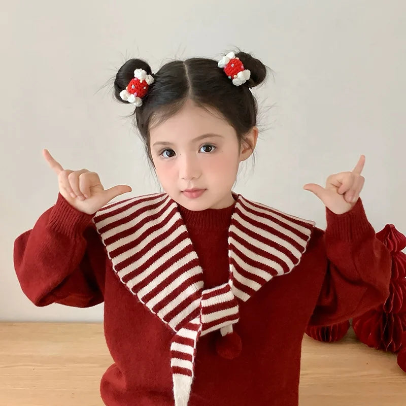 Fashion Sweet Candy Cute Scrunchies for Baby Girls Elegant Kawaii Hair Ties for Kids Children Hair Accessories Chic in Stock