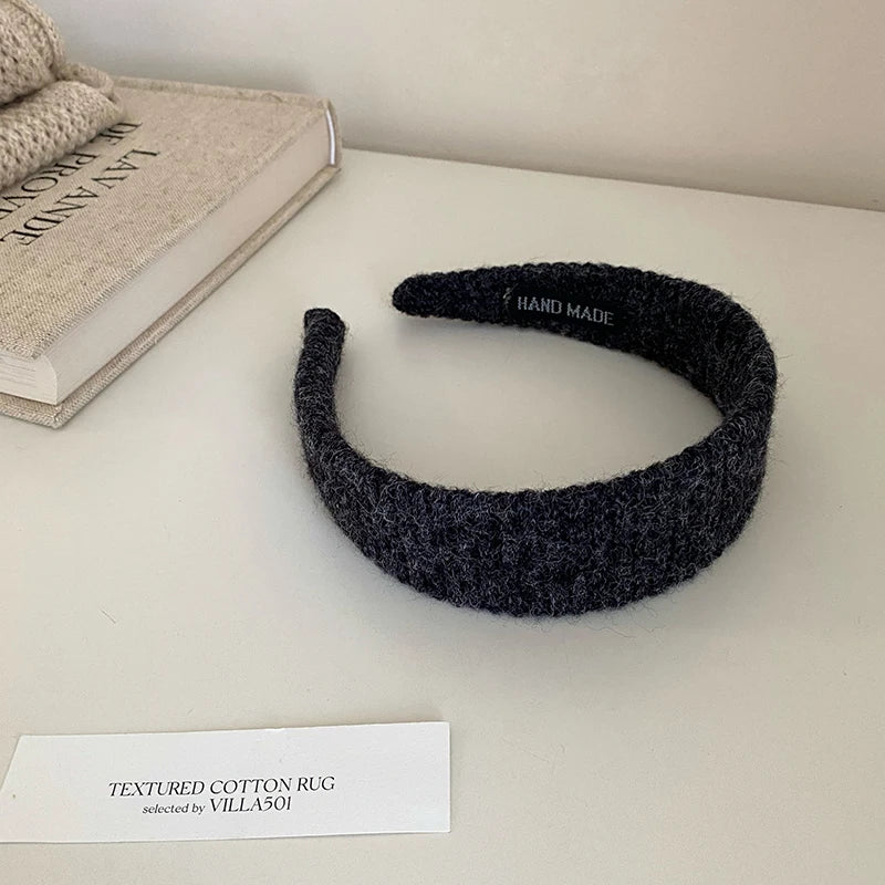 Fashion Simple Solid Color Minimalistic Wide Head Band for Girls Graceful Elegant Hair Band for Women Ladies Hair Accessories