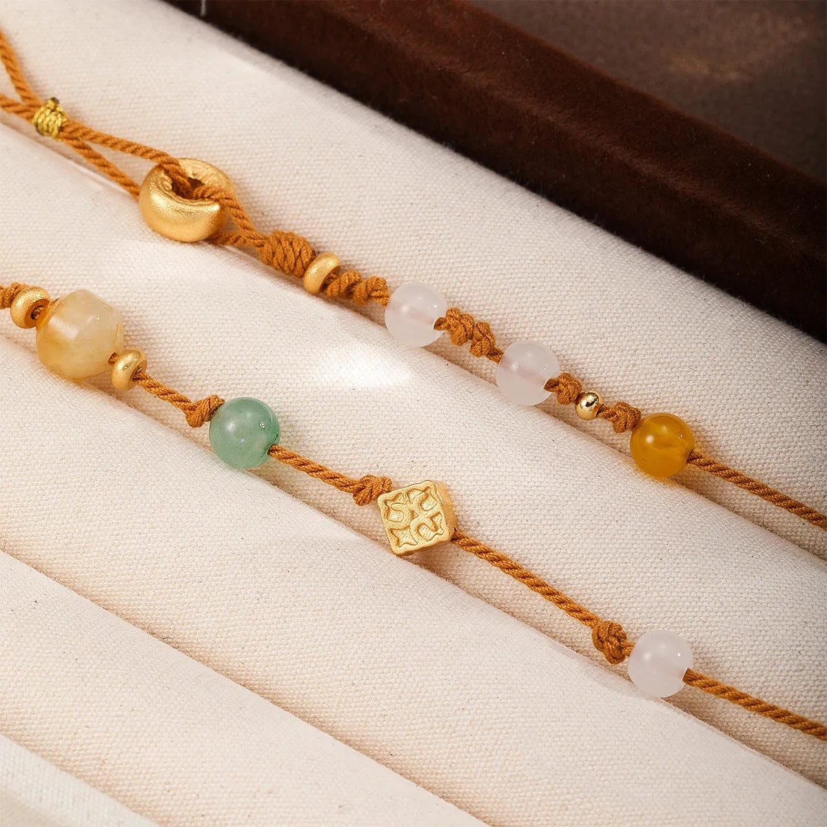 Fashion Natural Stone Pendent Copper Necklaces for Girls Vintage Simple Minimalistic Jewelry for Women Ladies Wholesale Bulk