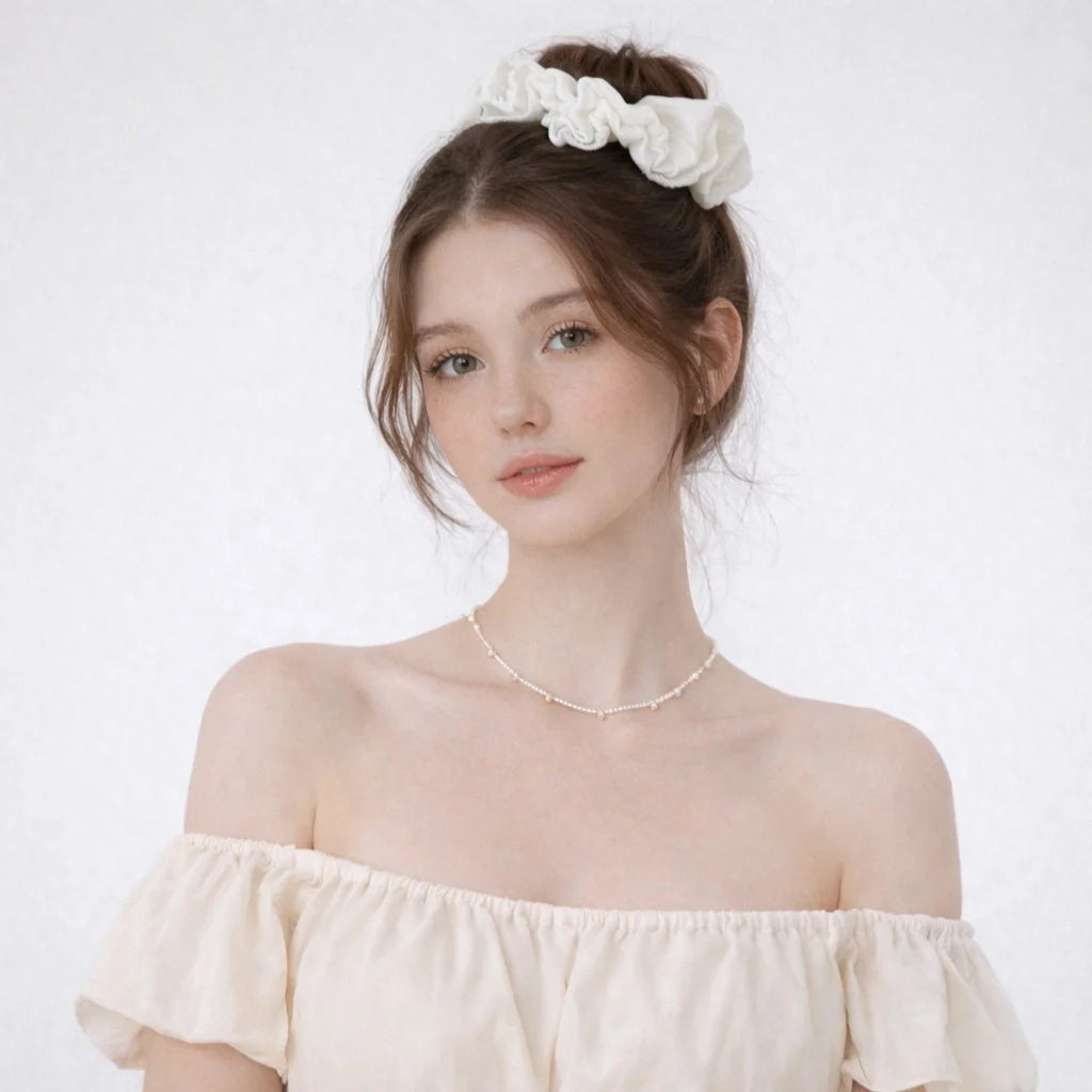 Fashion Sweet Elegant Graceful Scrunchies for Girls Trendy Stylish Hair Ties for Women Ladies Hair Accessories in Stock Cute