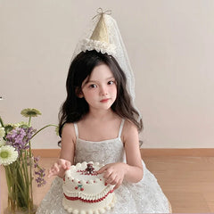 Children Solid Color Bowknot Glitter Alligator Clips Fashion Princess Style Elegant Hairpins Accessories for Girls Birthday Use