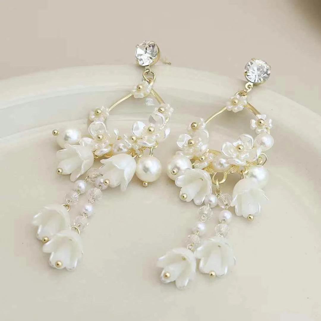 Women Hot Sale Lightweight Irregular Shape Drop Earring Fashion Elegant Graceful Luxurious Wholesale Daily Jewelry Accessories