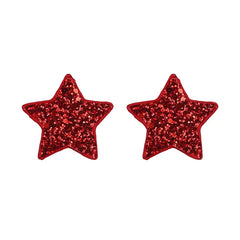Solid Color Glitter Alloy Hair Clips for Kids Cute 5cm Snap Hair Accessories Fashionable and Sweet for Baby Girls Teens