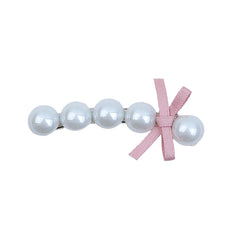 Glitter Fashion Luxurious Imitation Pearl Hair Clips for Girls Bowknot Chic Sweet Bobby Pin for Women Ladies Hair Accessories
