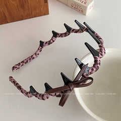 Fashion Pink Leopard Print Hair Claw Clips for Girls Chic Trendy Stylish Haarspange for Women Ladies Hair Accessories in Stock