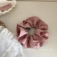 Fashion Solid Color High Elastic Scrunchies for Girls Cute Sweet Chic Simple Hair Ties for Women Ladies Hair Accessories Stylish