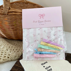 Candy Solid Color Simple Hair Clips for Baby Girls Cute Sweet Minimalistic Alligator Hair Accessories Stock in Alloy Material