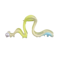 Fashion Simple Solid Candy Color Hair Claw Clips for Girls Imitation Pearl Elegant Haarspange for Women Ladies Hair Accessories