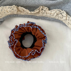 Solid Color Fashion Minimalistic Scrunchies for Girls Elegant Sweet Cute Hair Ties for Women Ladies Hair Accessories in Stock